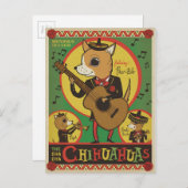 Cha Cha Chihuahuas Briefkaart (Voorkant / Achterkant)