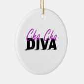 Cha Cha Diva Keramisch Ornament (Rechts)