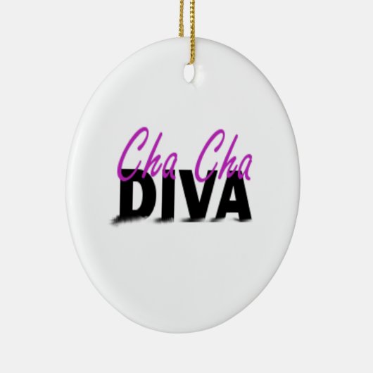 Cha Cha Diva Keramisch Ornament (Rechts)