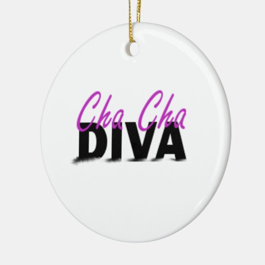 Cha Cha Diva Keramisch Ornament (Links)