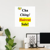 Cha Ching Haircut Poster Matte (Thuiskantoor)