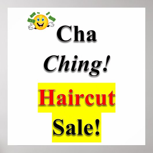 Cha Ching Haircut Poster Matte (Voorkant)