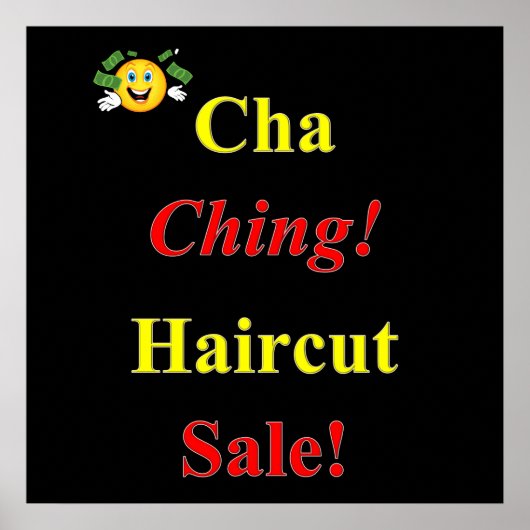 Cha Ching Haircut Poster Matte (Voorkant)