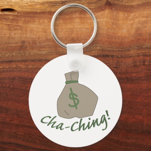 Cha-ching tas sleutelhanger (Voorkant)