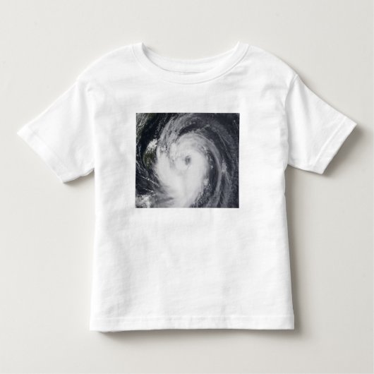 Chaba-tyfoon in de westerne Stille Oceaan Kinder Shirts (Voorkant)