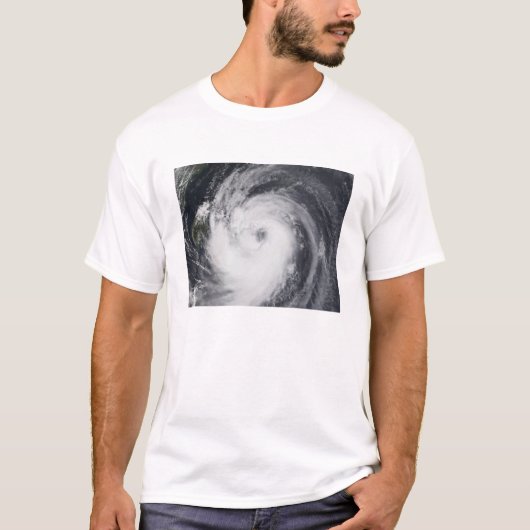 Chaba-tyfoon in de westerne Stille Oceaan T-shirt (Voorkant)