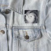 Chaba-tyfoon in de westerne Stille Oceaan Vierkante Button 5,1 Cm (In situ)