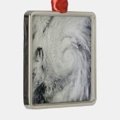 Chaba-tyfoon op het Filipijnse Zee Metalen Ornament (Rechts)