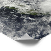 Chaba-tyfoon op het Filipijnse Zee Poster (Hoek)