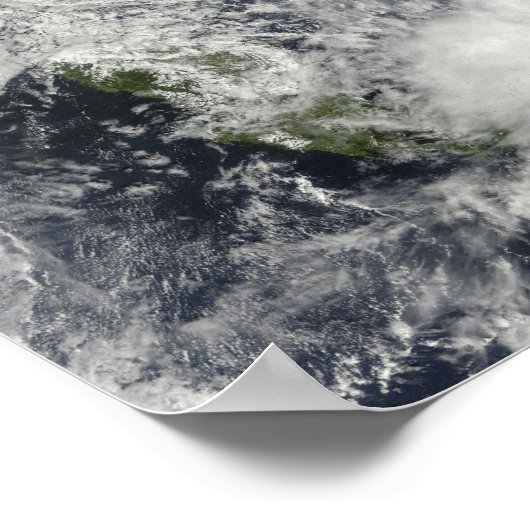 Chaba-tyfoon op het Filipijnse Zee Poster (Hoek)