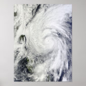Chaba-tyfoon op het Filipijnse Zee Poster (Voorkant)