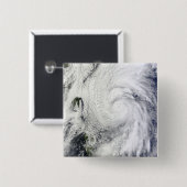 Chaba-tyfoon op het Filipijnse Zee Vierkante Button 5,1 Cm (Voorkant /achterkant)