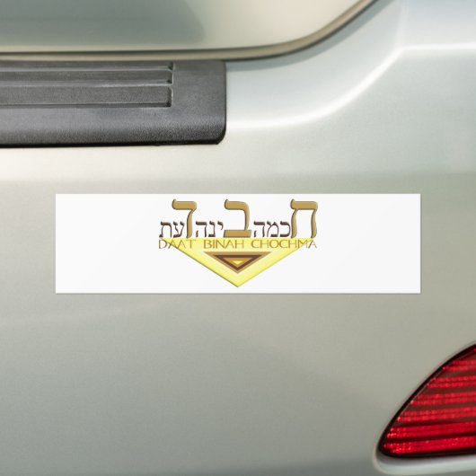 Chabad Bumpersticker (Op auto)