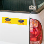 Chabad-Lubavitch Flag Mashiach Bumpersticker (Op Truck)