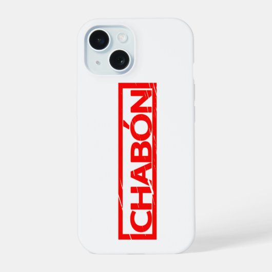 Chabón Stamp iPhone 15 Case (Achterkant)