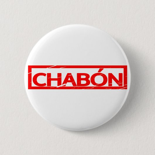 Chabón Stamp Ronde Button 5,7 Cm (Voorkant)