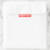 Chabón Stamp Ronde Sticker (Tas)