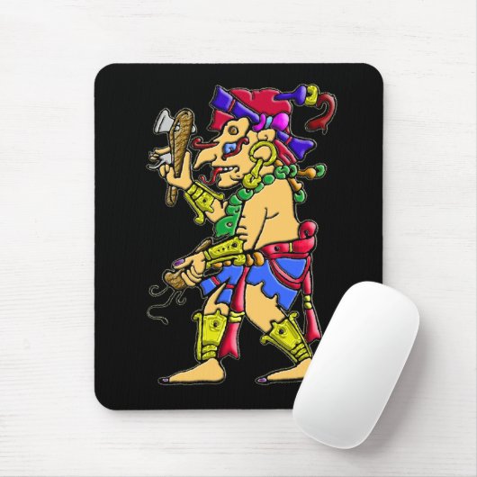 Chac mayan rain god muismat (Met muis)