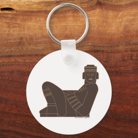 Chac Mool Sleutelhanger (Voorkant)
