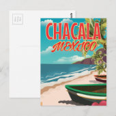 Chacala Mexico reisposter Briefkaart (Voorkant / Achterkant)
