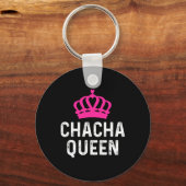 Chacha Queen - Cha Cha Dancer Dancing Gift Ballroo Sleutelhanger (Voorkant)
