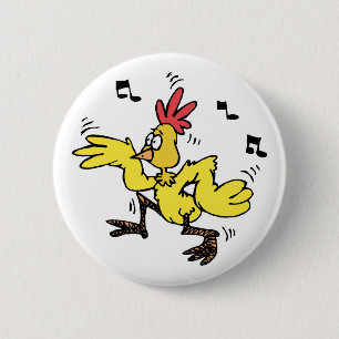 ChaChaCha Chicken Ronde Button 5,7 Cm