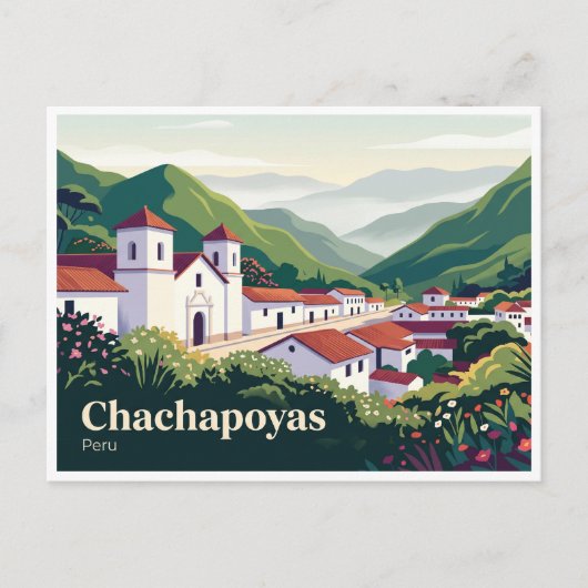 Chachapoyas Peru Briefkaart (Voorkant)