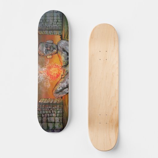 Chacmolen Persoonlijk Skateboard (Voorkant)