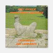 CHACMOOL CHAC-MOOL SOUVENIR MAGNEET MEXICO REIZEN (Voorkant)