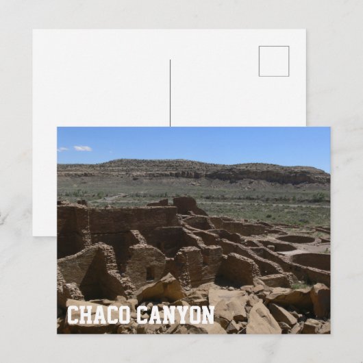 Chaco Canyon Briefkaart (Voorkant / Achterkant)