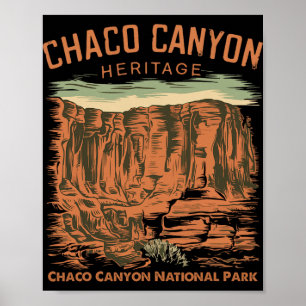 Chaco Canyon National Park Pueblo-indiaan New Mexi Poster