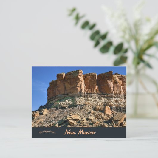Chaco Canyon New Mexico Briefkaart (Staand voorkant)
