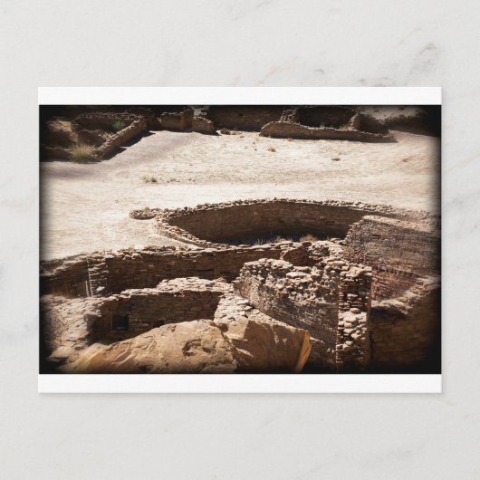 Chaco Canyon New Mexico Briefkaart (Voorkant)
