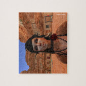 Chaco Canyon op welvaartspad Virtual Ashram Legpuzzel (Verticaal)