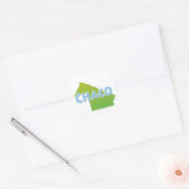 Chaco Vierkante Sticker (Envelop)