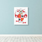 Chacon Family Crest Canvas Afdruk (Insitu (Houten vloer))