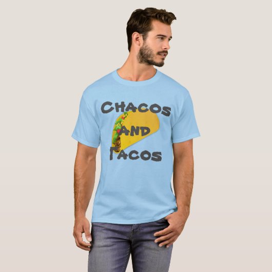 Chacos en Tacos T-shirt (Voorkant volledig)