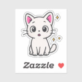 Chad 90s Glitter Gel Pen Style doorzichtige sticke Sticker (Vel)