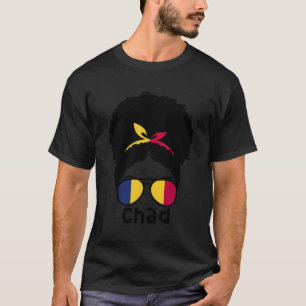 Chad Afro Hair Chadian Roots Trots Chadian T-shirt