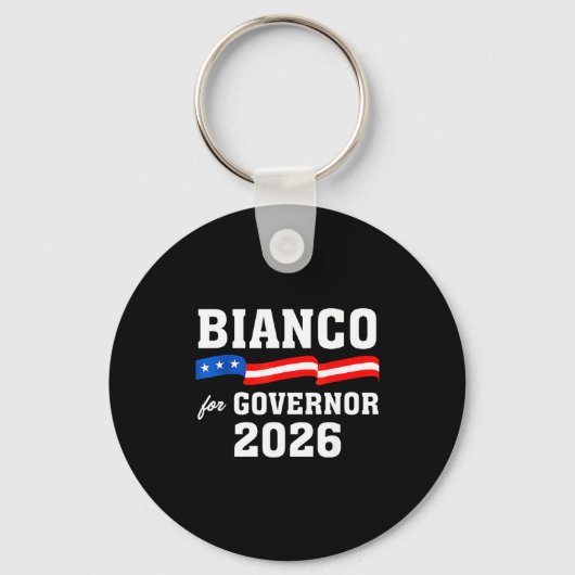 Chad Bianco For Governor Of California 2026  Sleutelhanger (Voorkant)