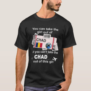 Chad Boarding Pass Chad Girl Chad T-shirt