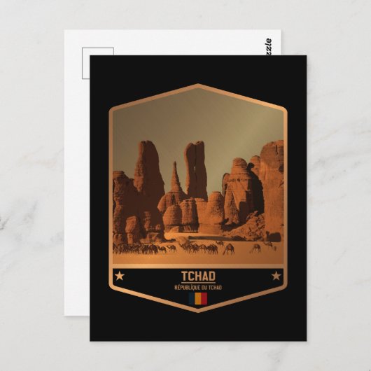 Chad Briefkaart (Voorkant / Achterkant)