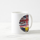 Chad Chadian British Tree Roots Flag Koffiemok (Voorkant rechts)