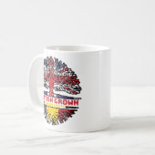 Chad Chadian British Tree Roots Flag Koffiemok (Voorkant links)