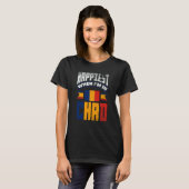 Chad Chadian Chad Flag Happiest When Im In Chad T-shirt (Voorkant volledig)