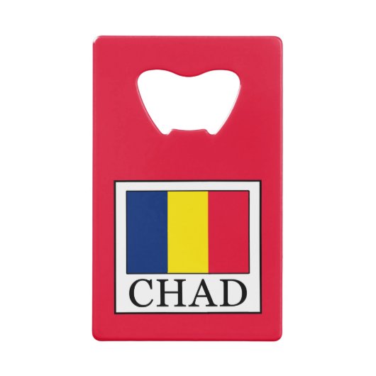 Chad Creditkaart Flessenopener (Voorkant)