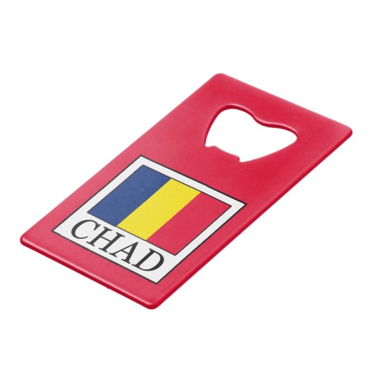 Chad Creditkaart Flessenopener (Achterkant Gekanteld)