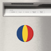 Chad Fisheye Flag Magnet (Insitu (Vaatwasser))