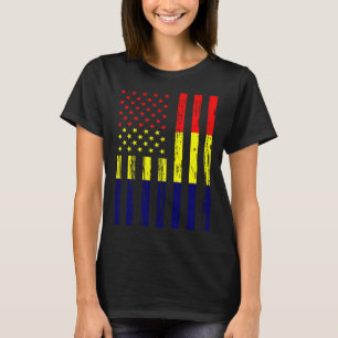 Chad Flag America US Het zit in mijn DNA voor Chad T-shirt