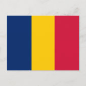 Chad Flag Briefkaart (Voorkant)